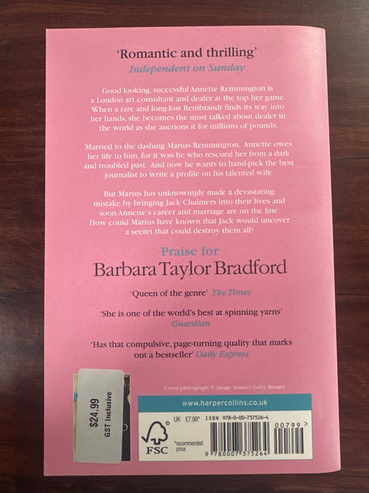 Barbara Taylor Bradford Playing the Game back cover