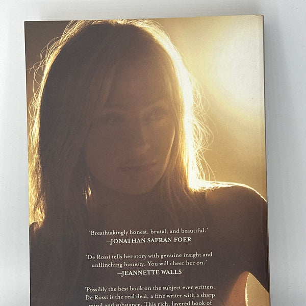Portia De Rossi Unbearable Lightness actual back cover used books