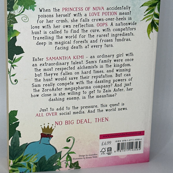 Amy Alward Potion Diaries back cover used books