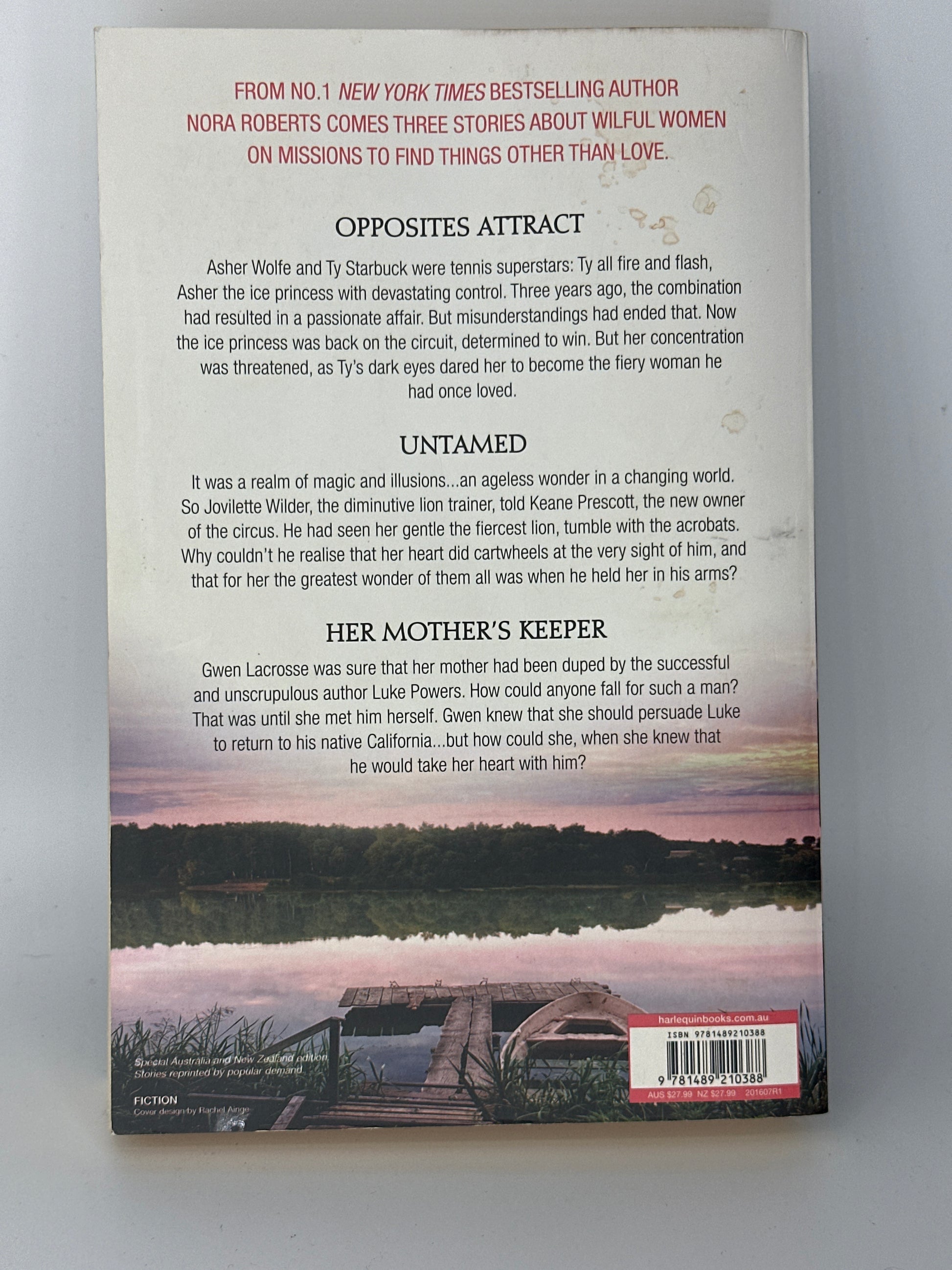 Nora Roberts Protecting the Heart back cover image