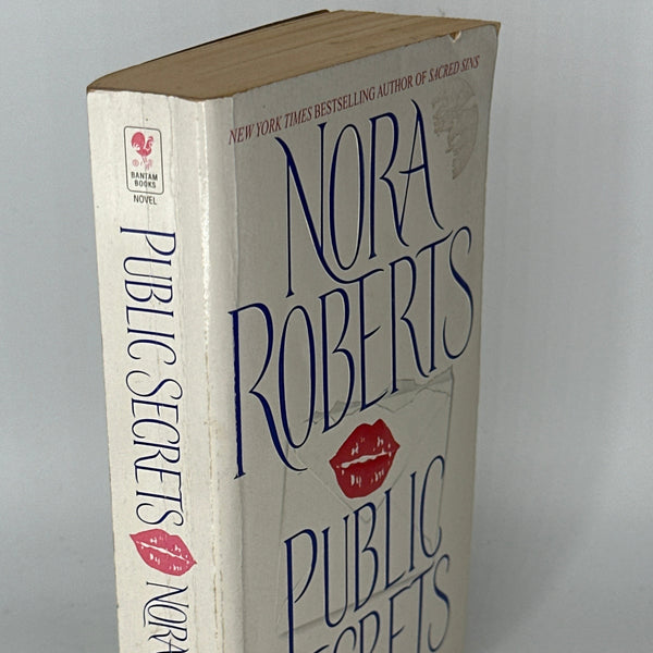 Nora Roberts Public Secrets: A Novel spine used books