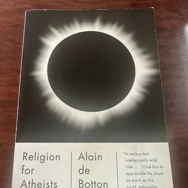 Alain de Botton Religion for Atheists front cover image 