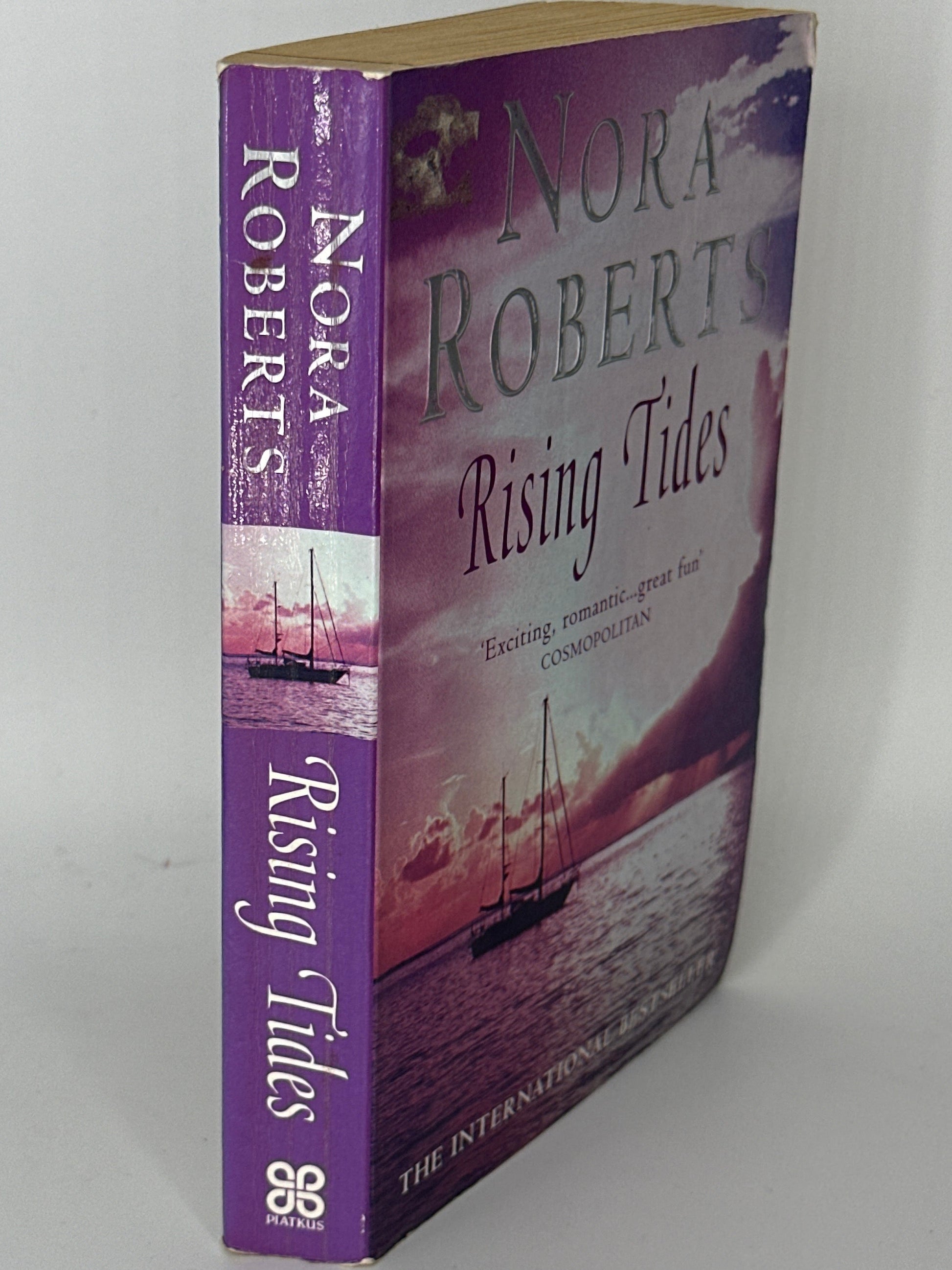 Nora Roberts Rising Tides spine used books