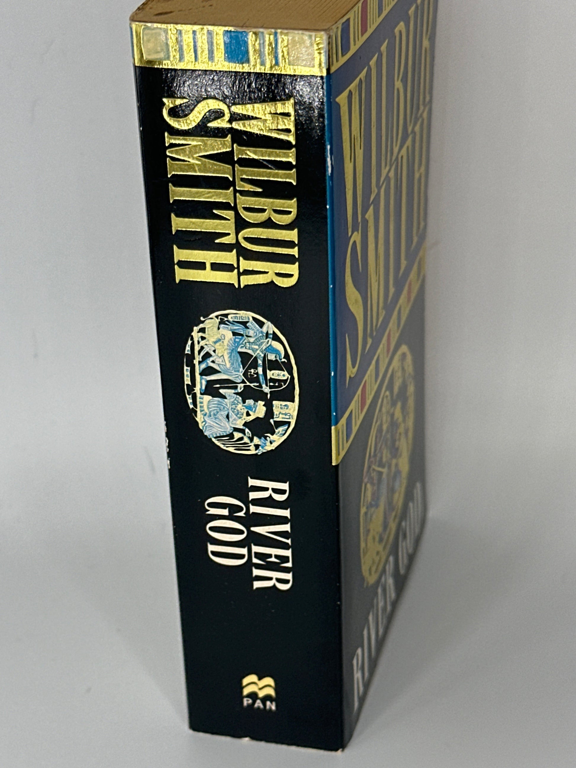 River God Wilbur Smith spine used books