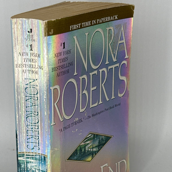 Nora Roberts Rivers End spine used books