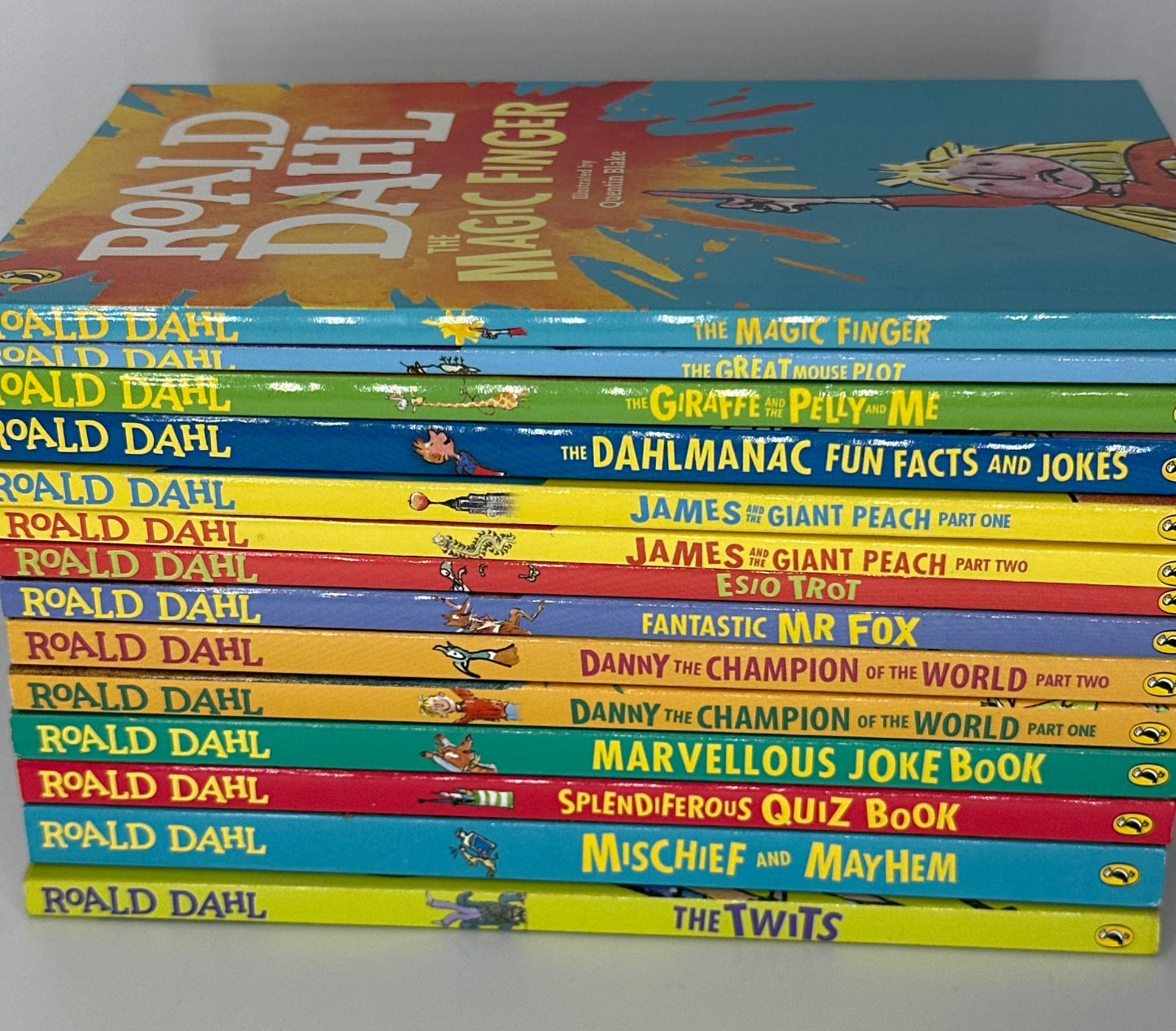 Roald Dahl's Mavellous Joke Book spine used books