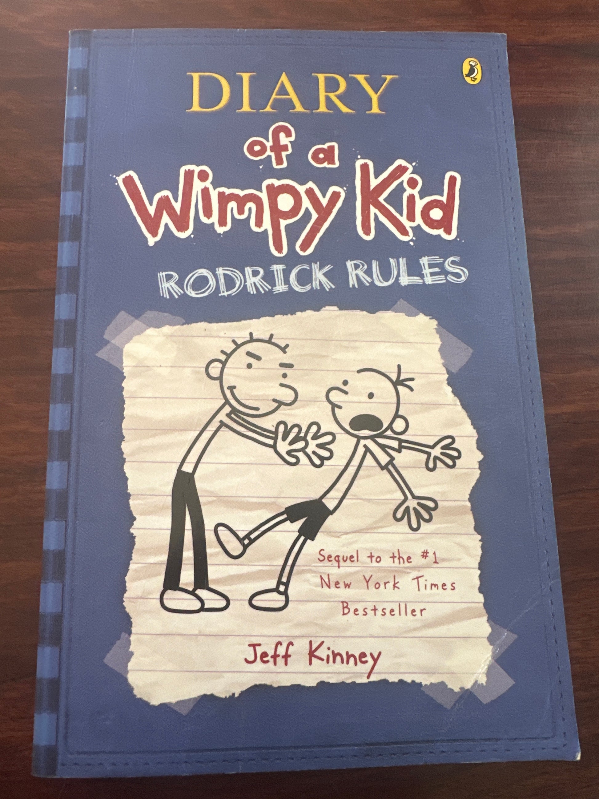 Jeff Kinney Rodrick Rules: Diary of a Wimpy Kid front cover
