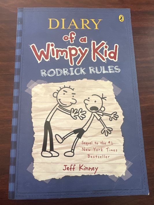 Jeff Kinney Rodrick Rules: Diary of a Wimpy Kid front cover