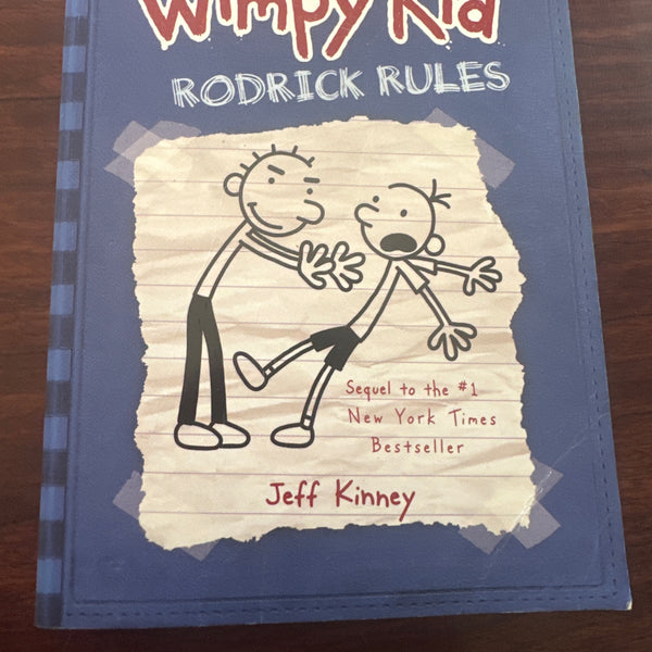 Jeff Kinney Rodrick Rules: Diary of a Wimpy Kid front cover