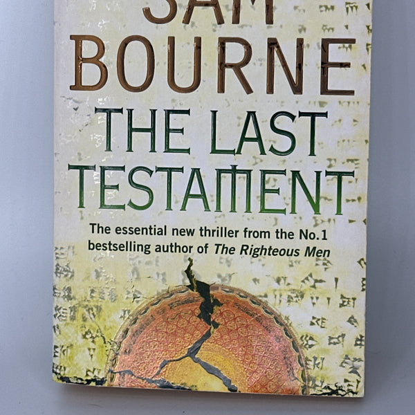 Sam Bourne The Last Testament Actual front cover used books