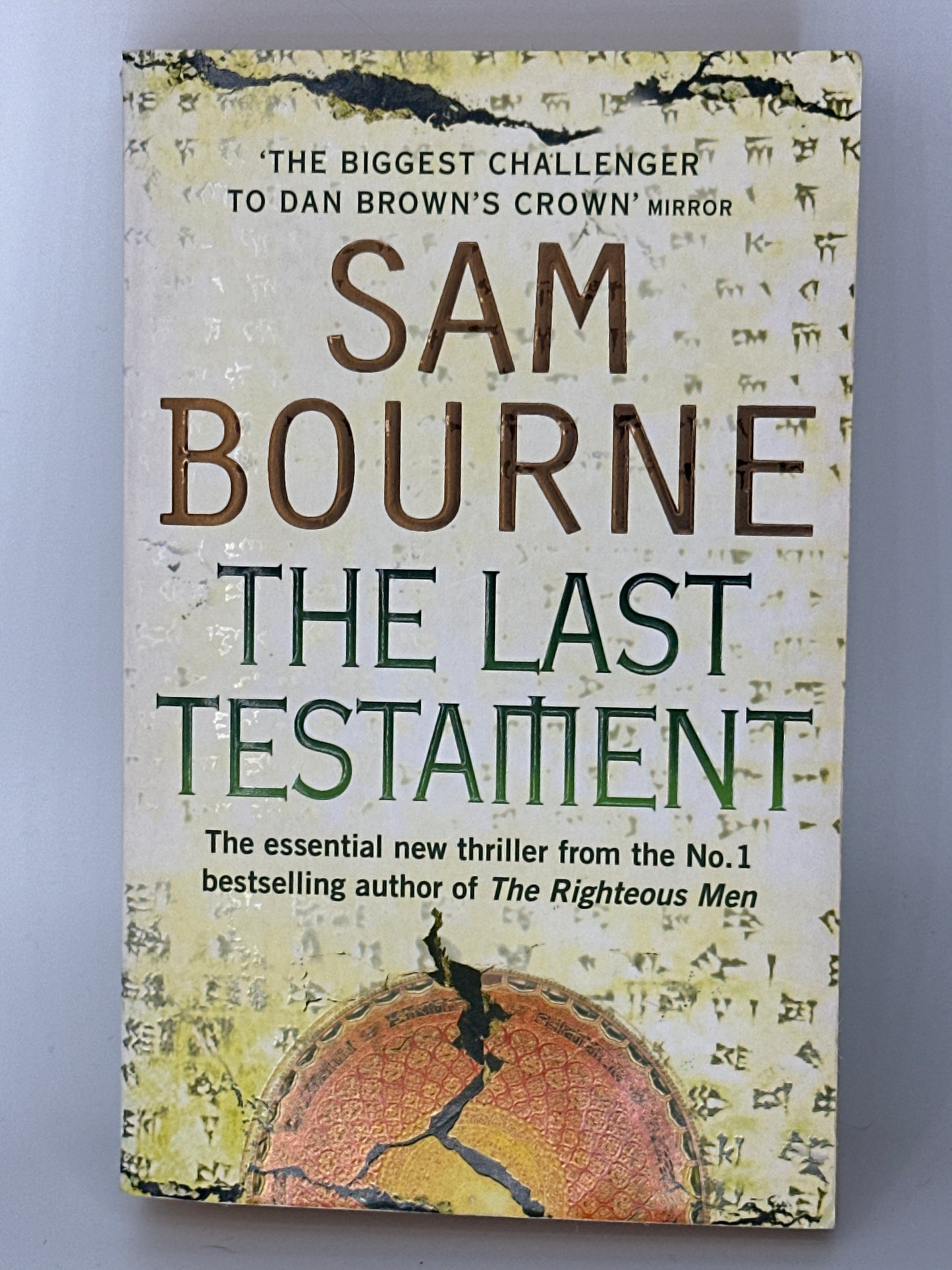 Sam Bourne The Last Testament Actual front cover used books
