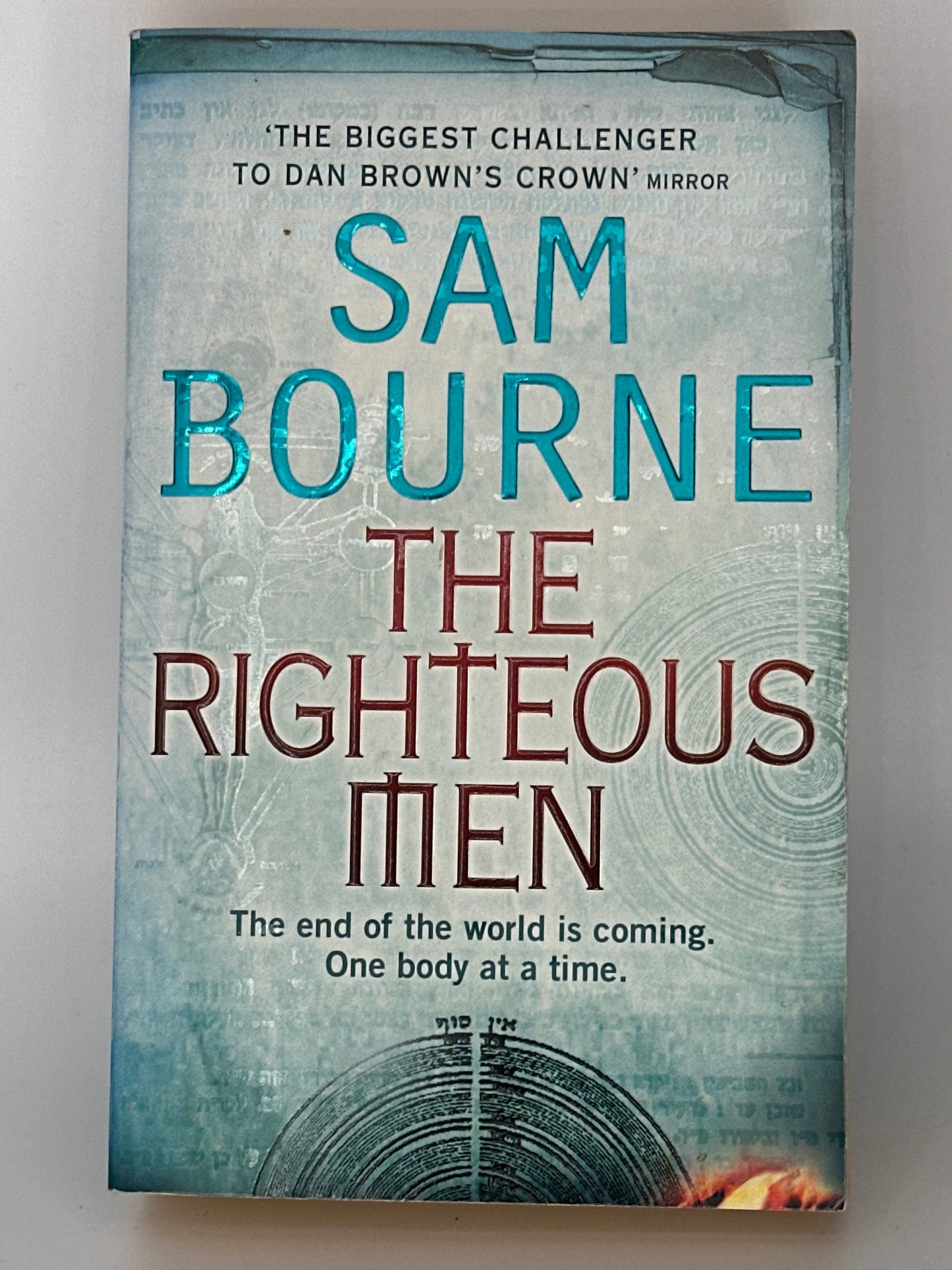 Sam Bourne The Righteous Men Actual front cover used books