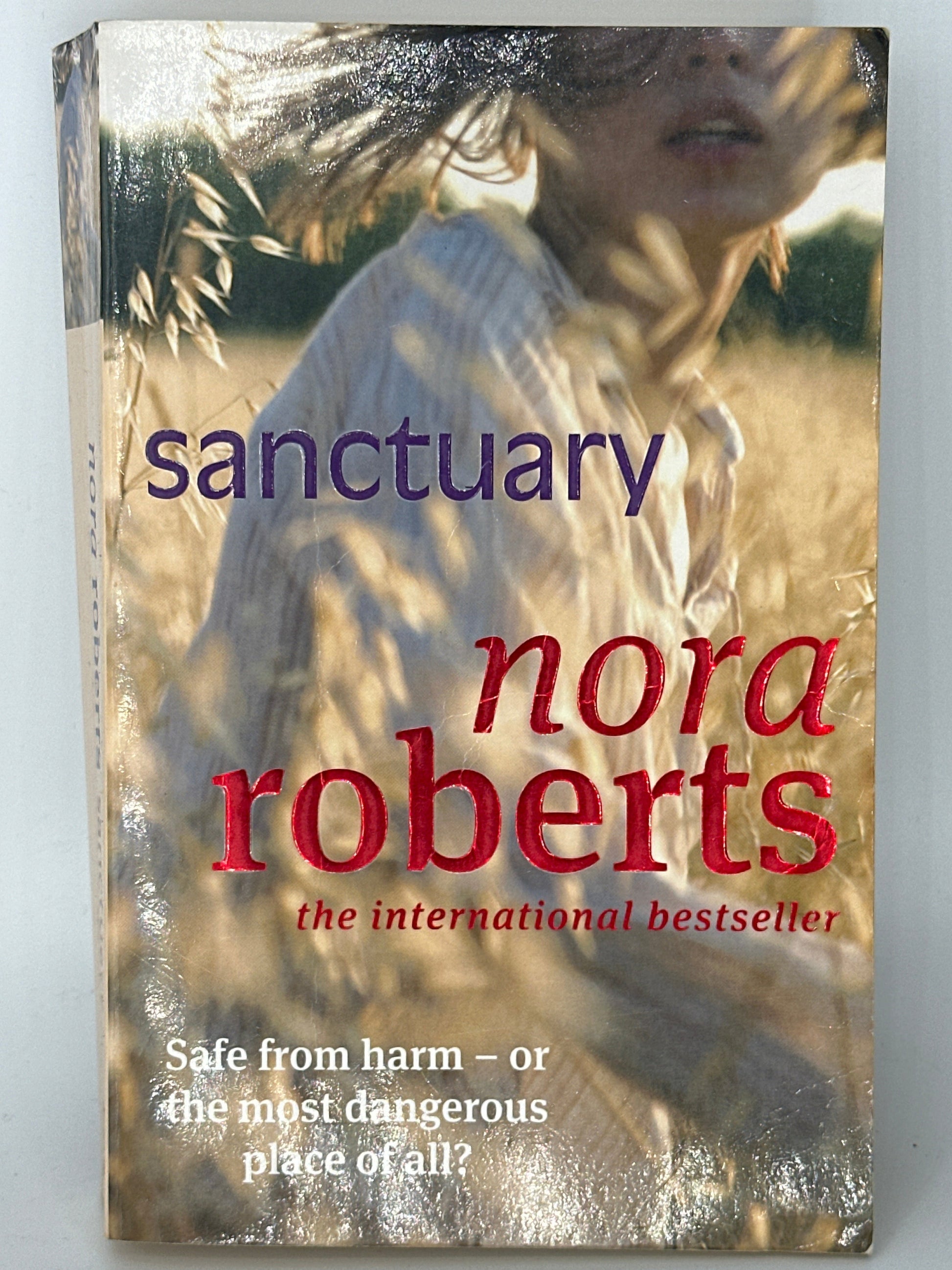 Nora Roberts Sanctuary front cover used books