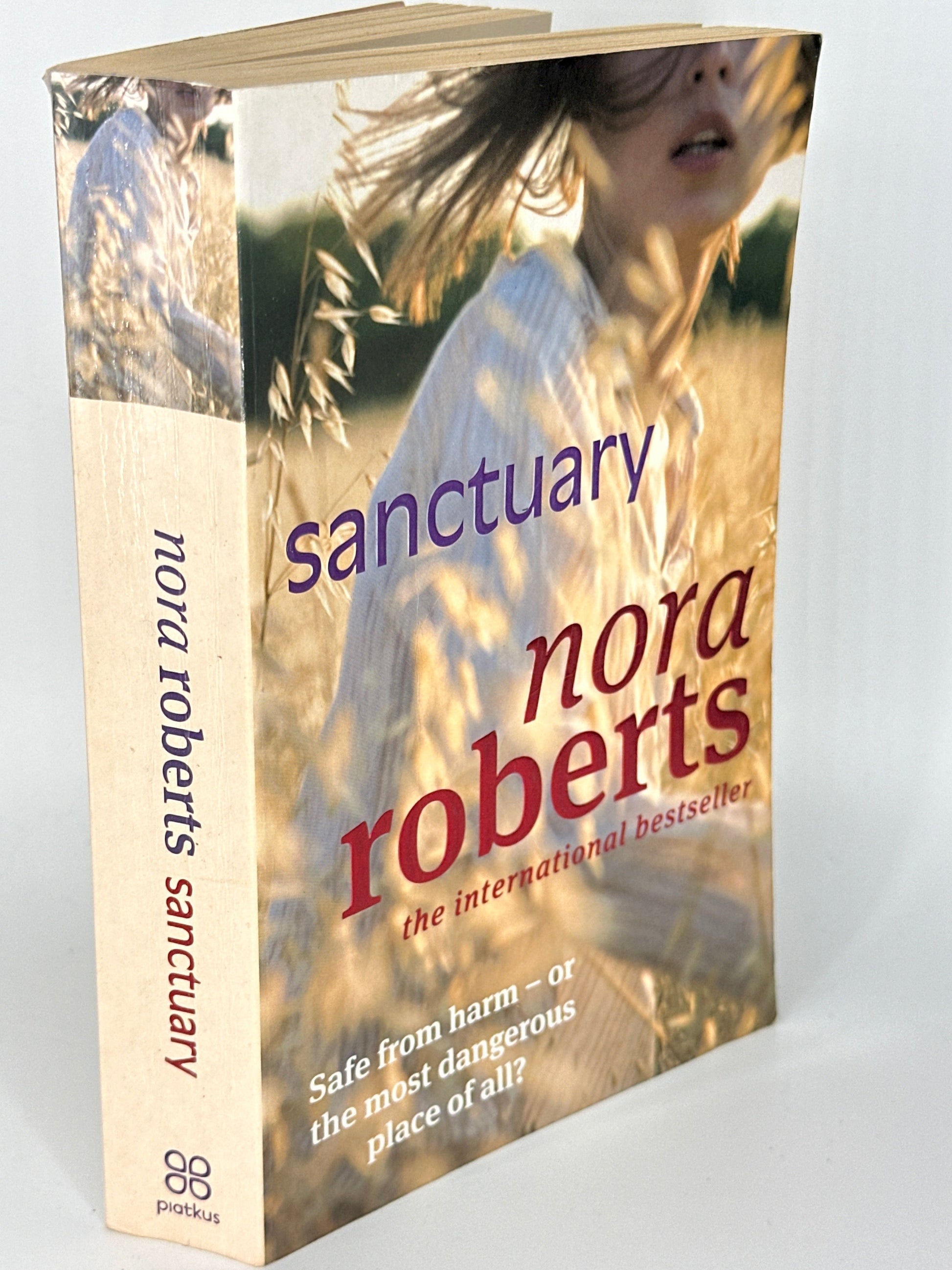 Nora Roberts Sanctuary spine used books