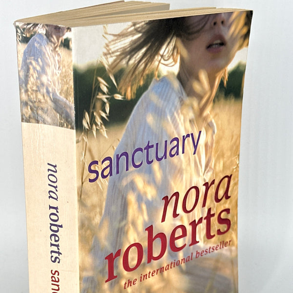 Nora Roberts Sanctuary spine used books