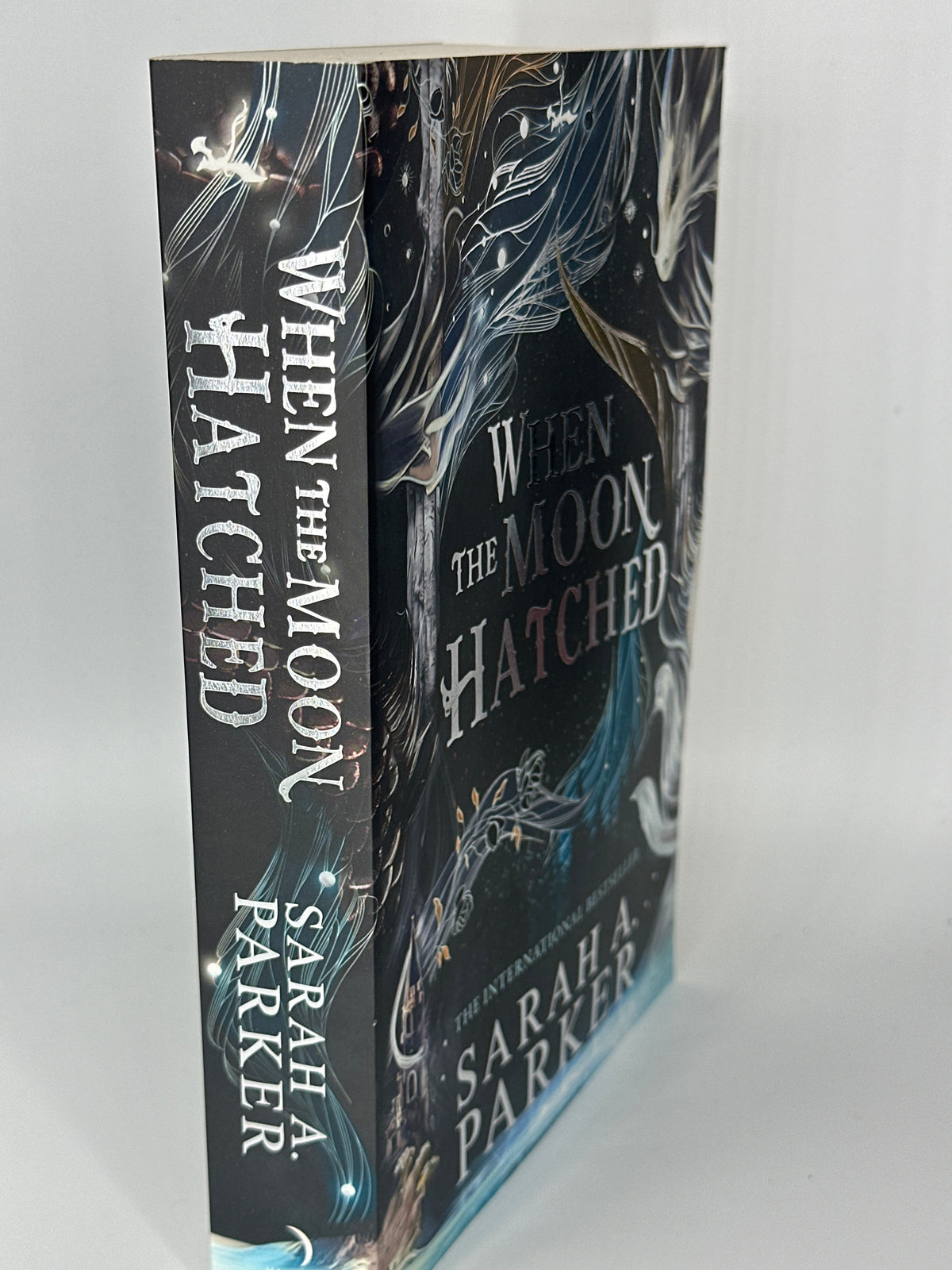 Sarah A Parker When the Moon Hatched actual spine used books