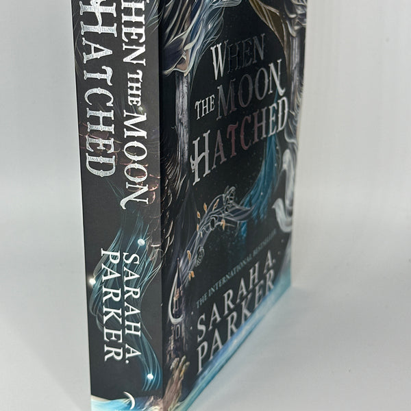 Sarah A Parker When the Moon Hatched actual spine used books