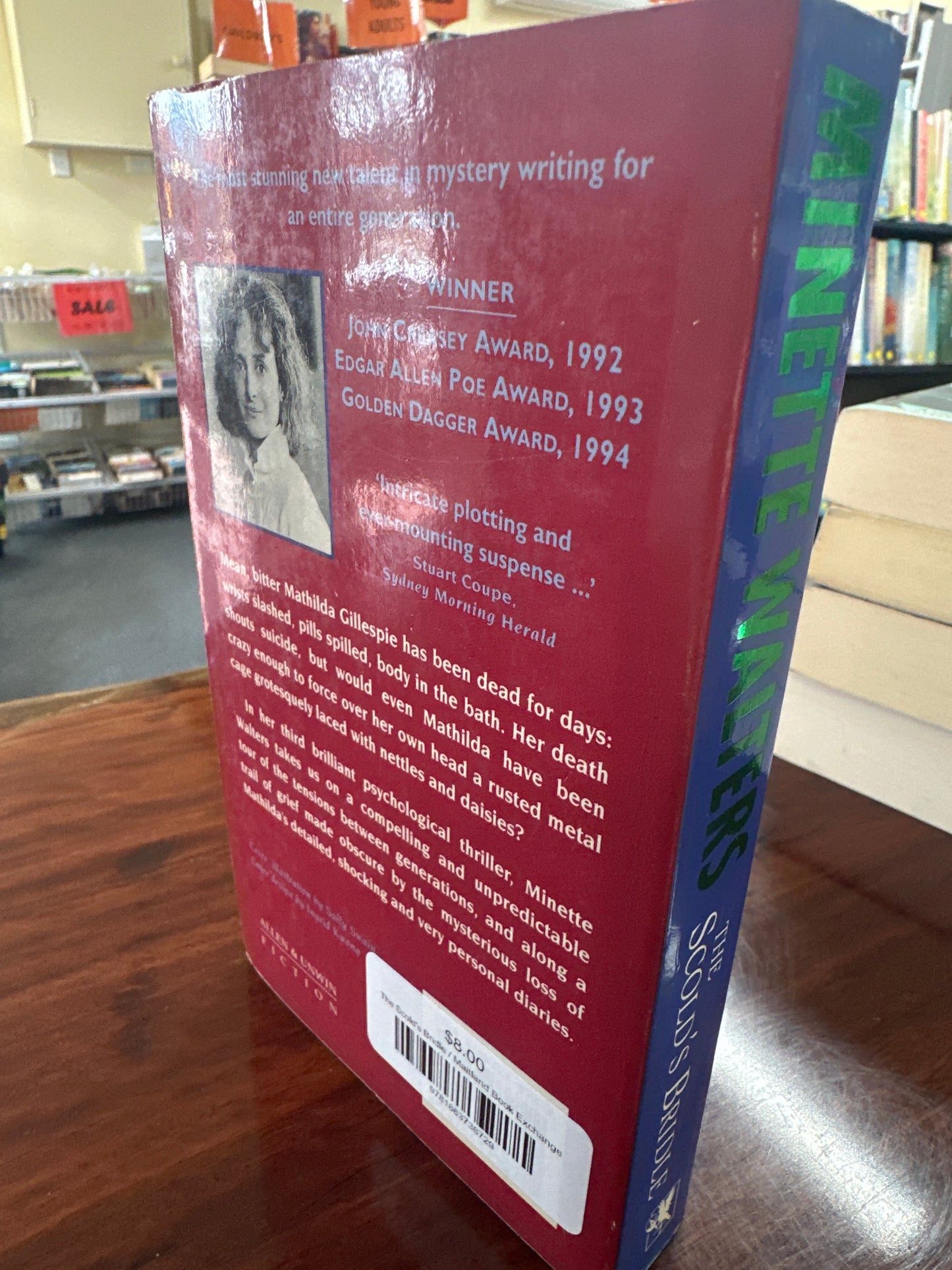 Minette Walters Scold's Bridle Back Cover 2