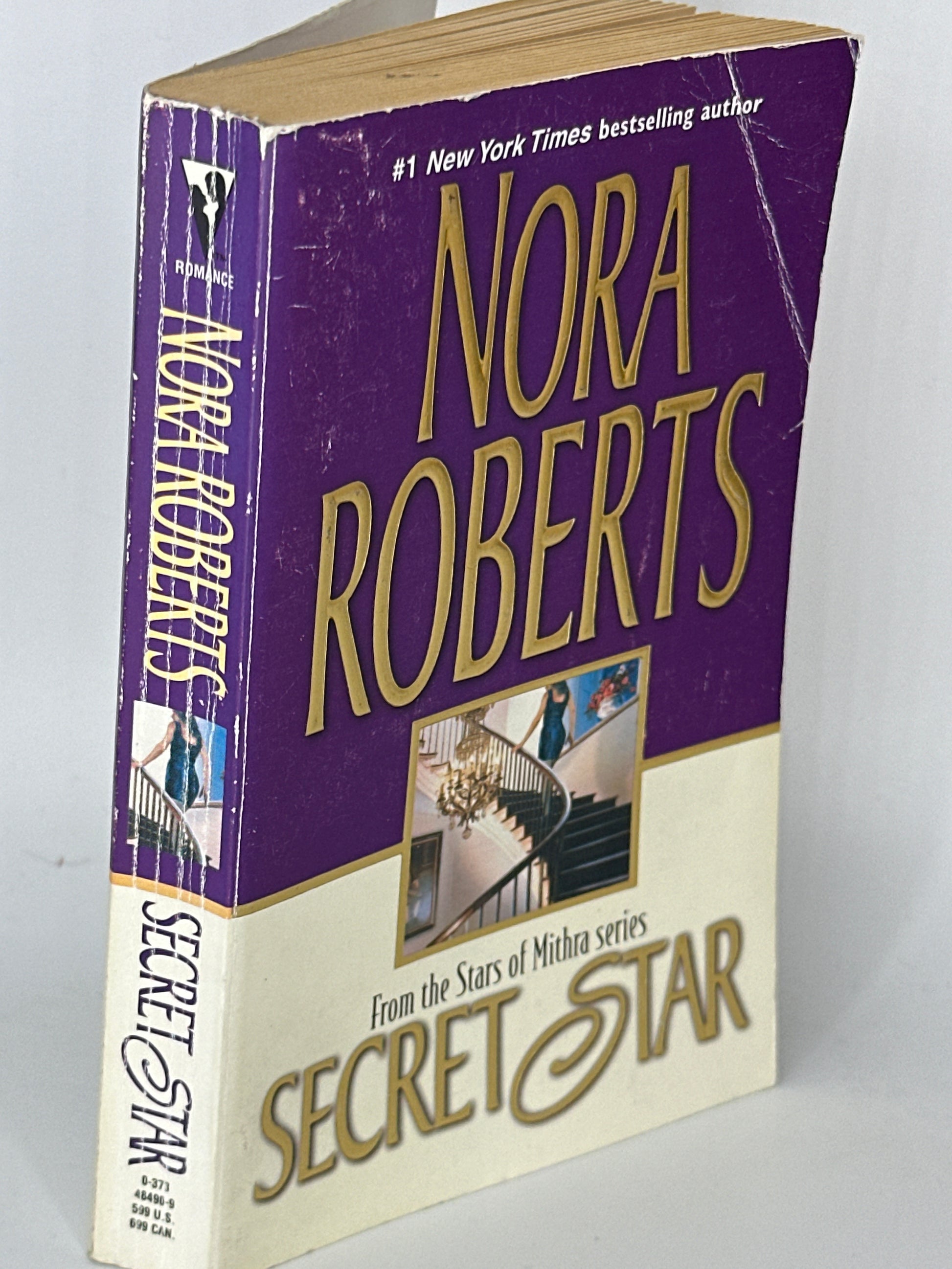 Nora Roberts Secret Star spine used books