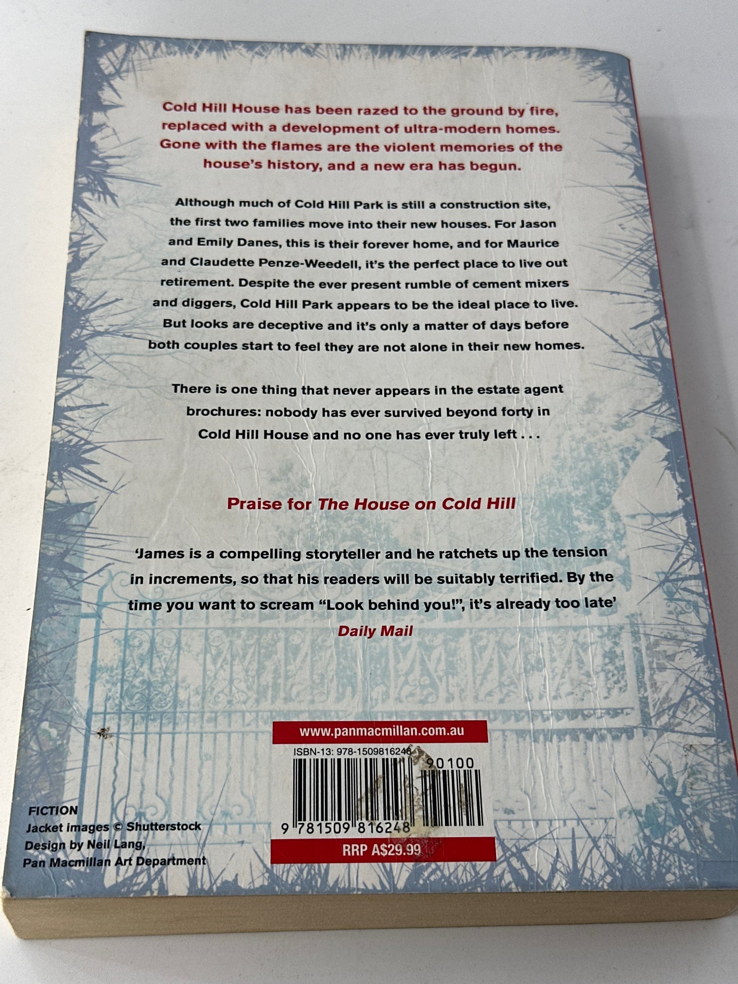 Peter James Secret of Cold Hill back cover image