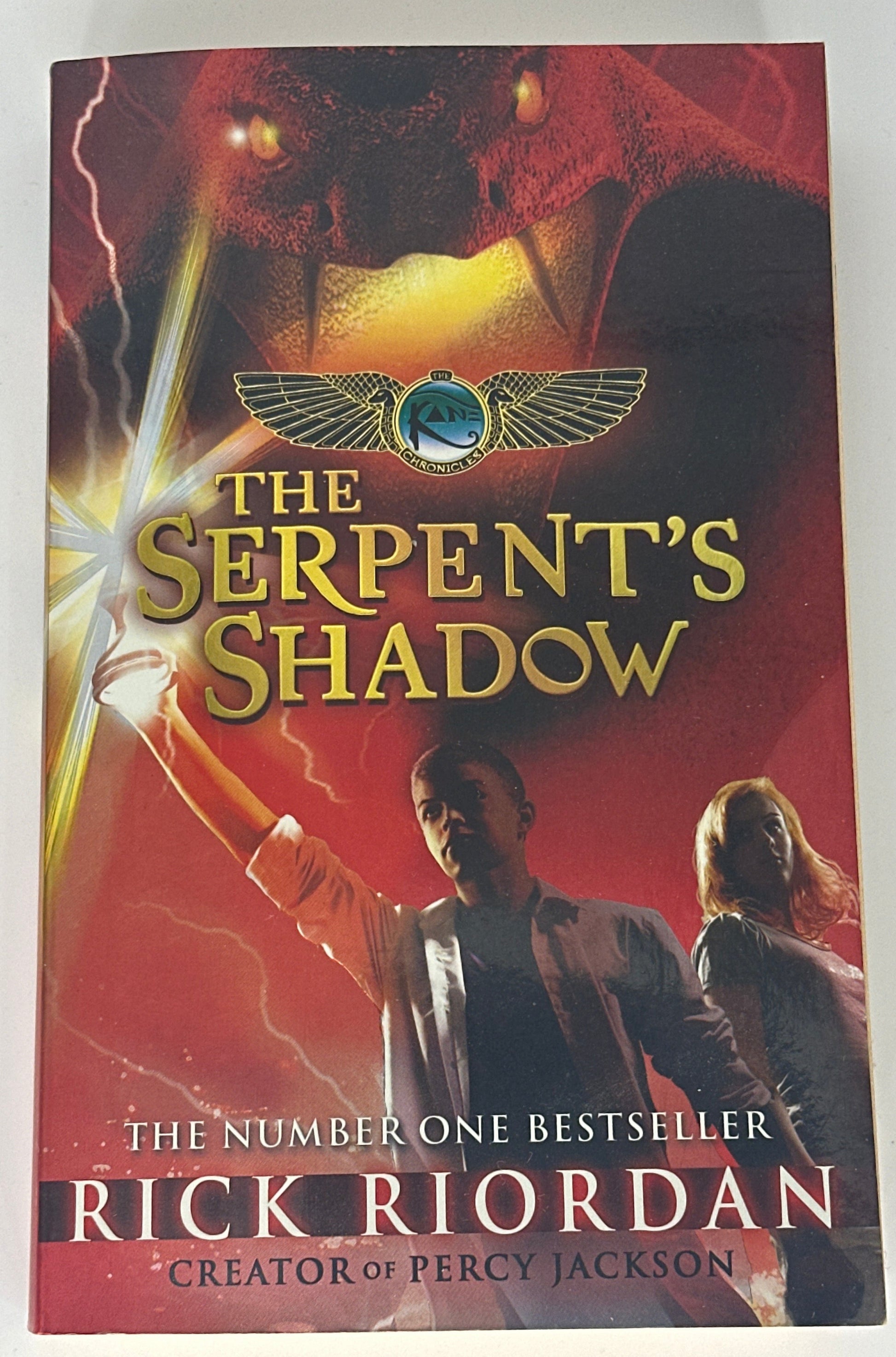 Rick Riordan The Serpent's Shadow (The Kane Chronicles) front cover image