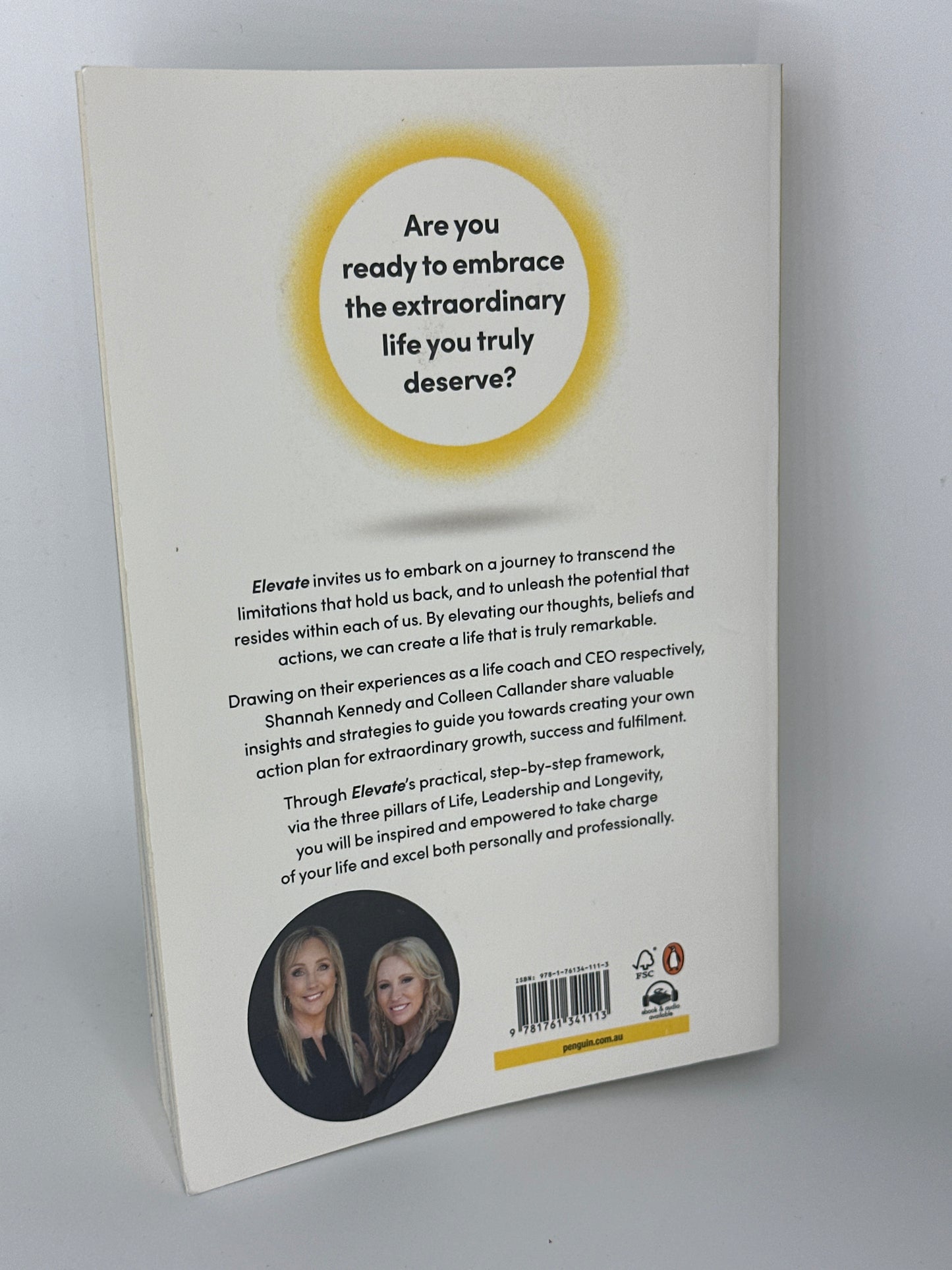 Shannah Kennedy Colleen Callander Elevate: one word can change your life actual front back used books