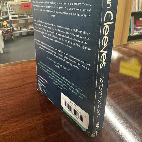 Ann Cleeves Silent Voices back cover