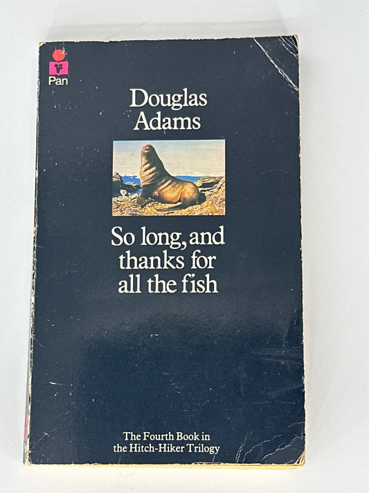 Douglas Adams So Long, and Thanks for All the Fish front cover image