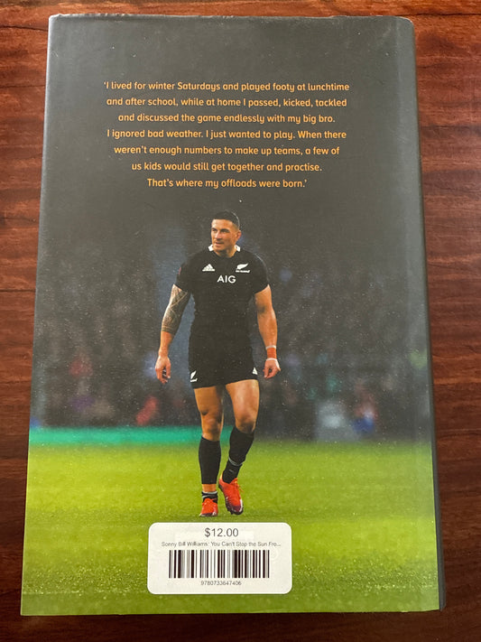 Sonny Bill Williams back cover image