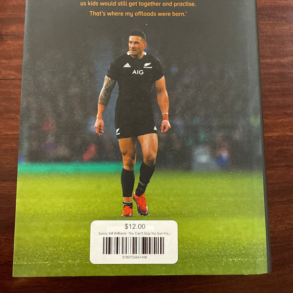 Sonny Bill Williams back cover image