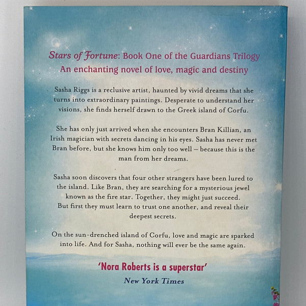Nora Roberts Stars of Fortune (Guardians Trilogy) back cover used books