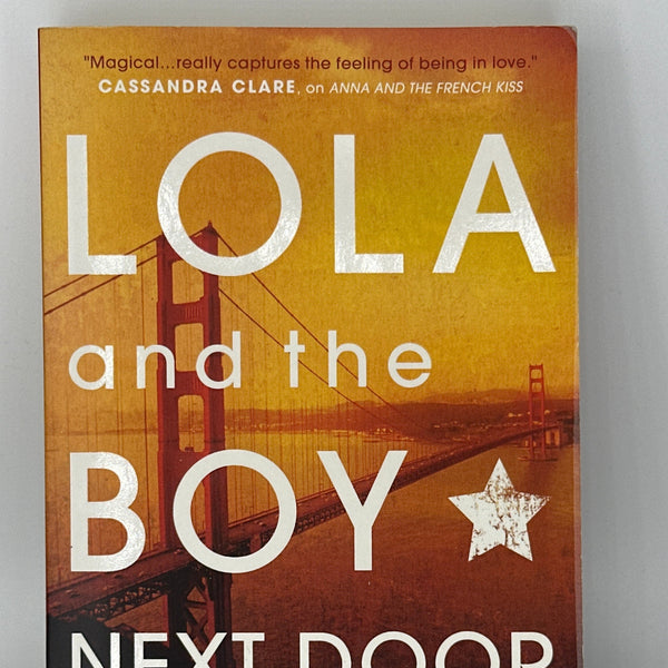 Stephanie Perkins Lola & The Boy Next Door actual front cover used books