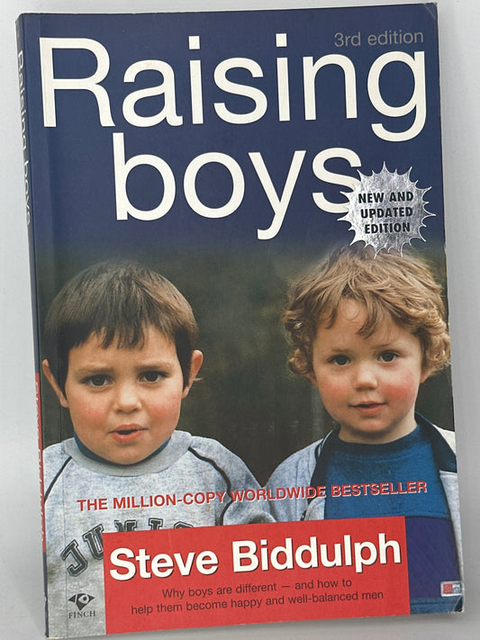 Steve Biddulph Raising Boys: Why Boys are Different - and How to Help Them Become Happy and Well-balanced Men actual front cover used books
