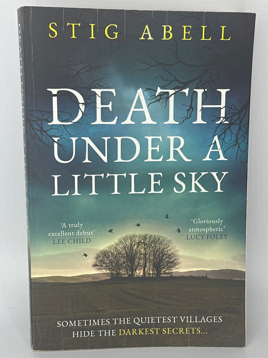 Stig Abell Death Under a Little Sky actual front cover used books