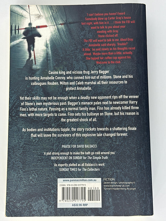 David Baldacci Stone Cold back cover image