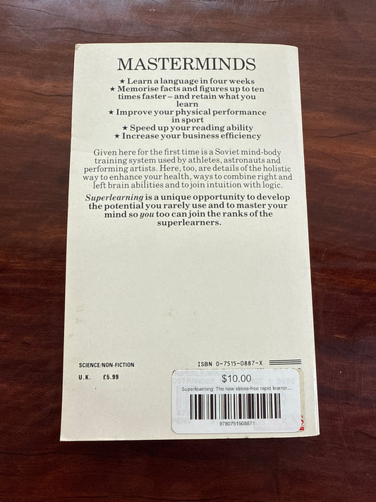 Superlearning back cover