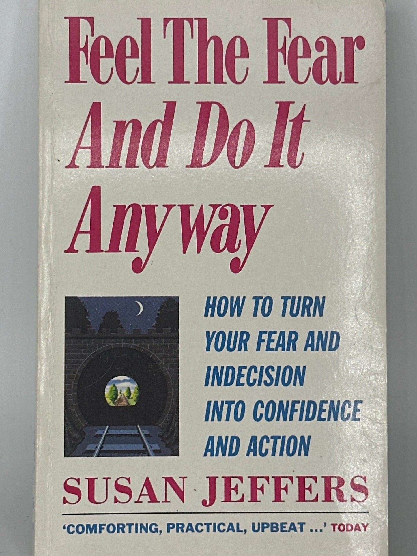 Susan Jeffers Feel the Fear and Do It Anyway actual front cover used books