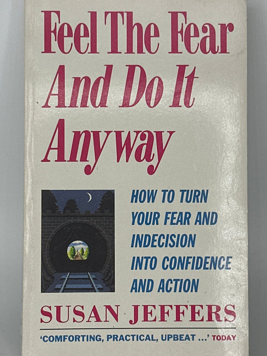 Susan Jeffers Feel the Fear and Do It Anyway actual front cover used books