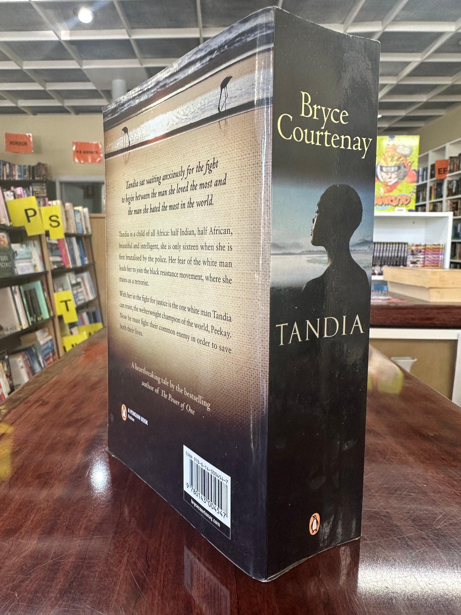Bryce Courtney Tandia Back Cover