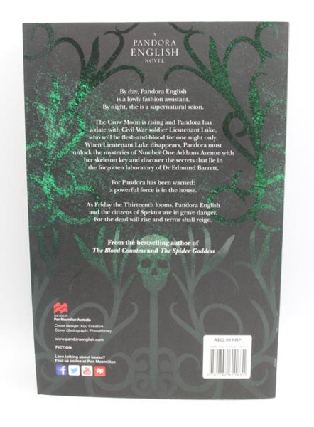 Tara Moss The Skeleton Key: A Pandora English Novel 3 actual back cover used books