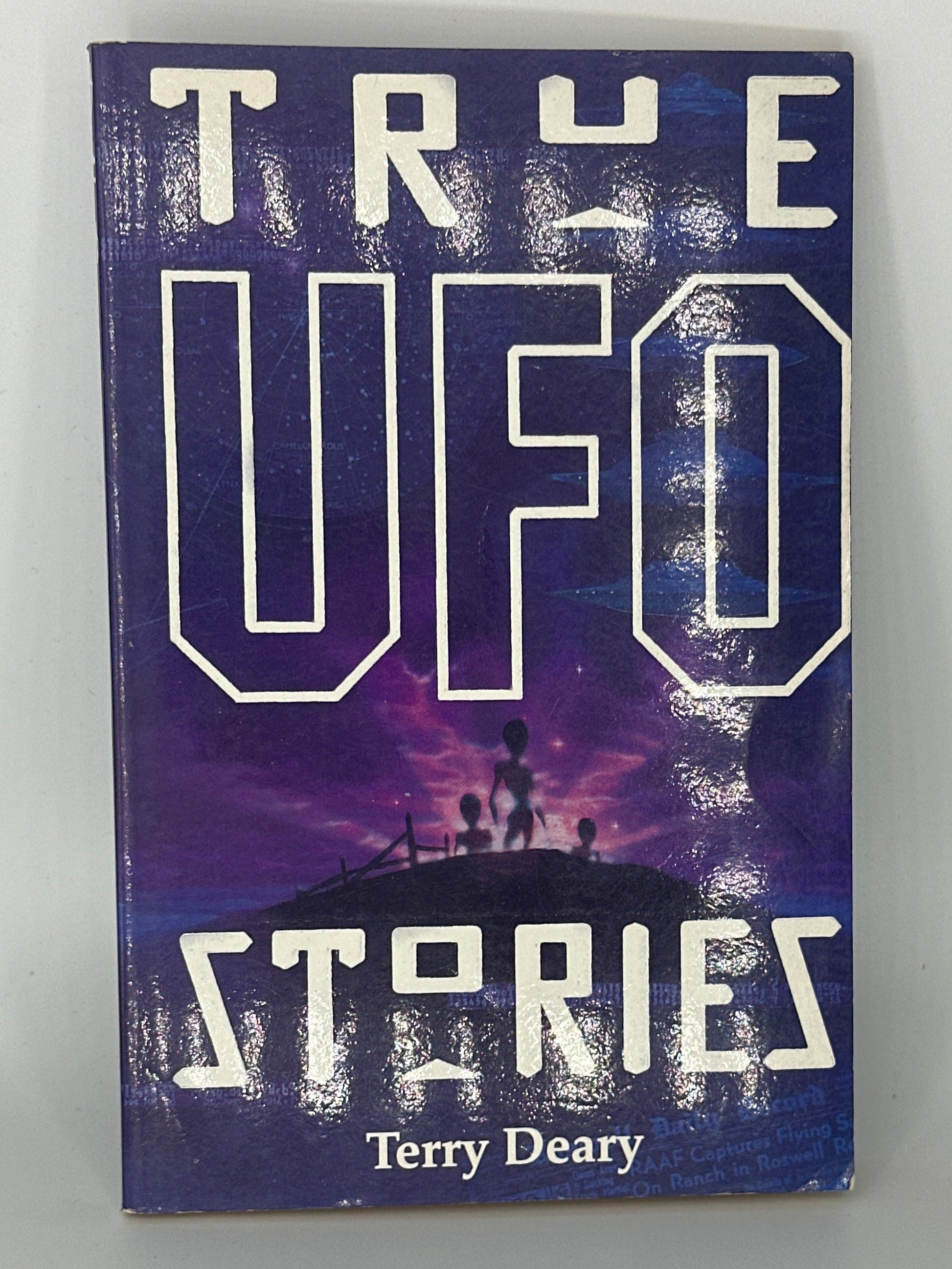Terry Deary True UFO Stories (True Stories) Actual front cover cover used books