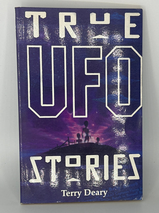 Terry Deary True UFO Stories (True Stories) Actual front cover cover used books