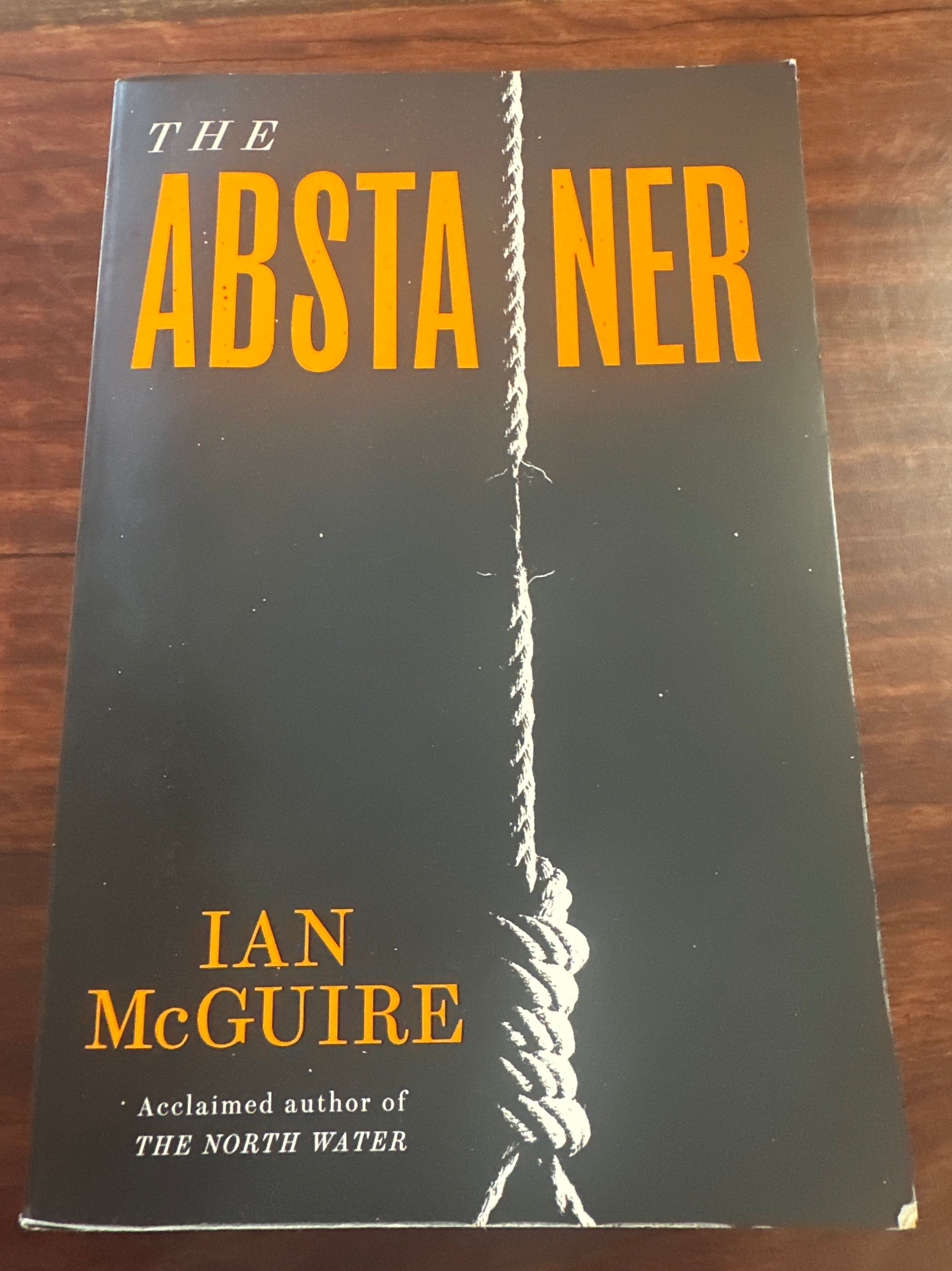 Ian McGuire The Abstainer front cover