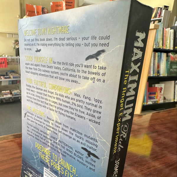 James Patterson The Angel Experiment (Maximum Ride, Book 1) back cover image