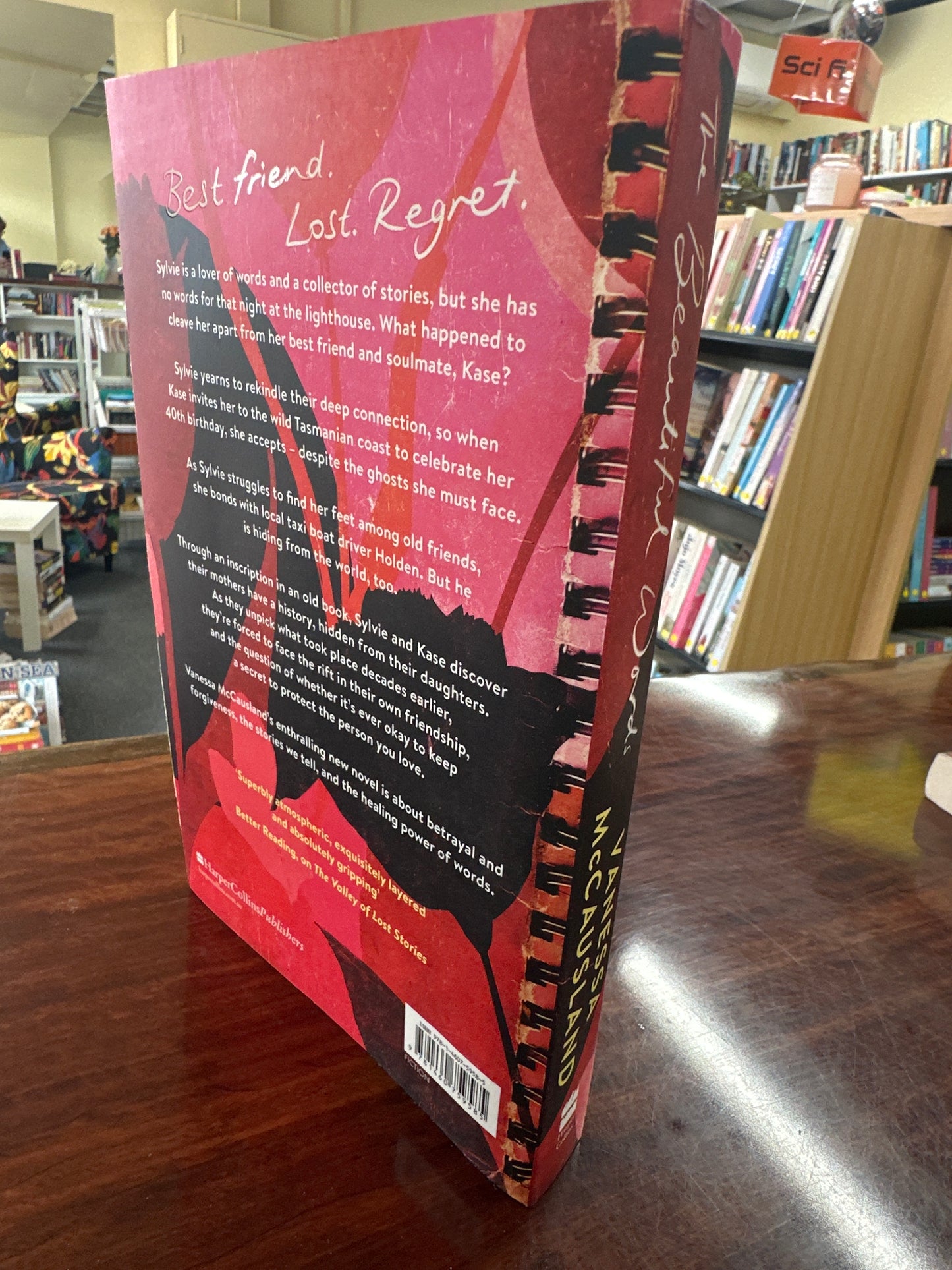 Vanessa McCausland The Beautiful Words back cover