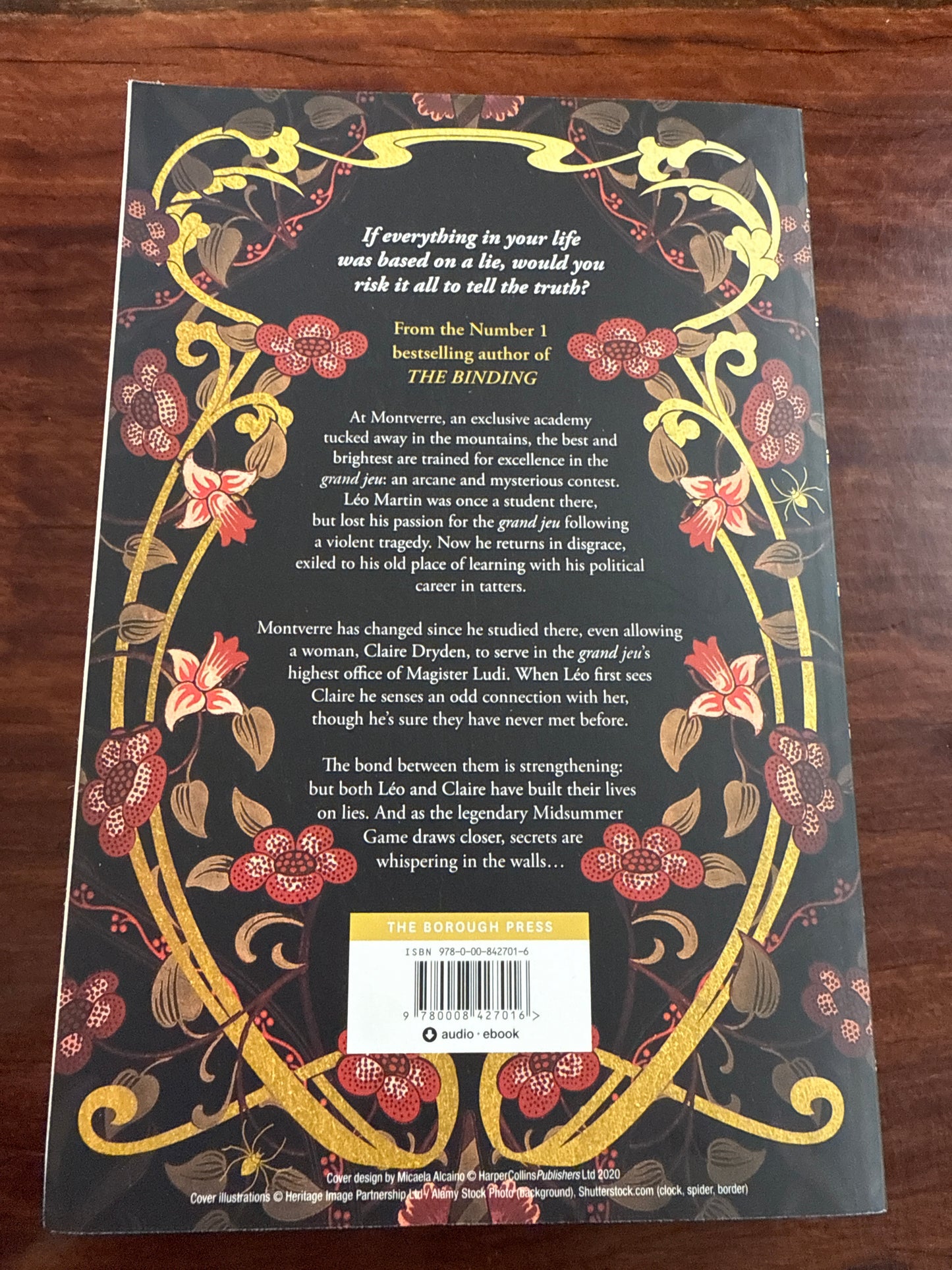 Bridget Collins The Betrayals back cover