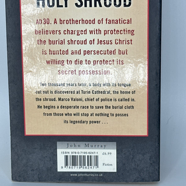 The Brotherhood of the Holy Shroud Julia Navarro back cover used book
