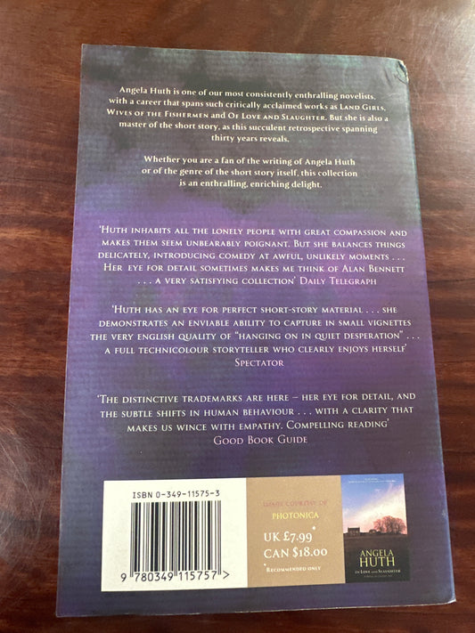The Collected Stories of Angela Huth back cover image