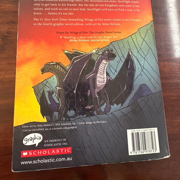 Wings of Fire The Dark Secret: The Graphic Novel back cover