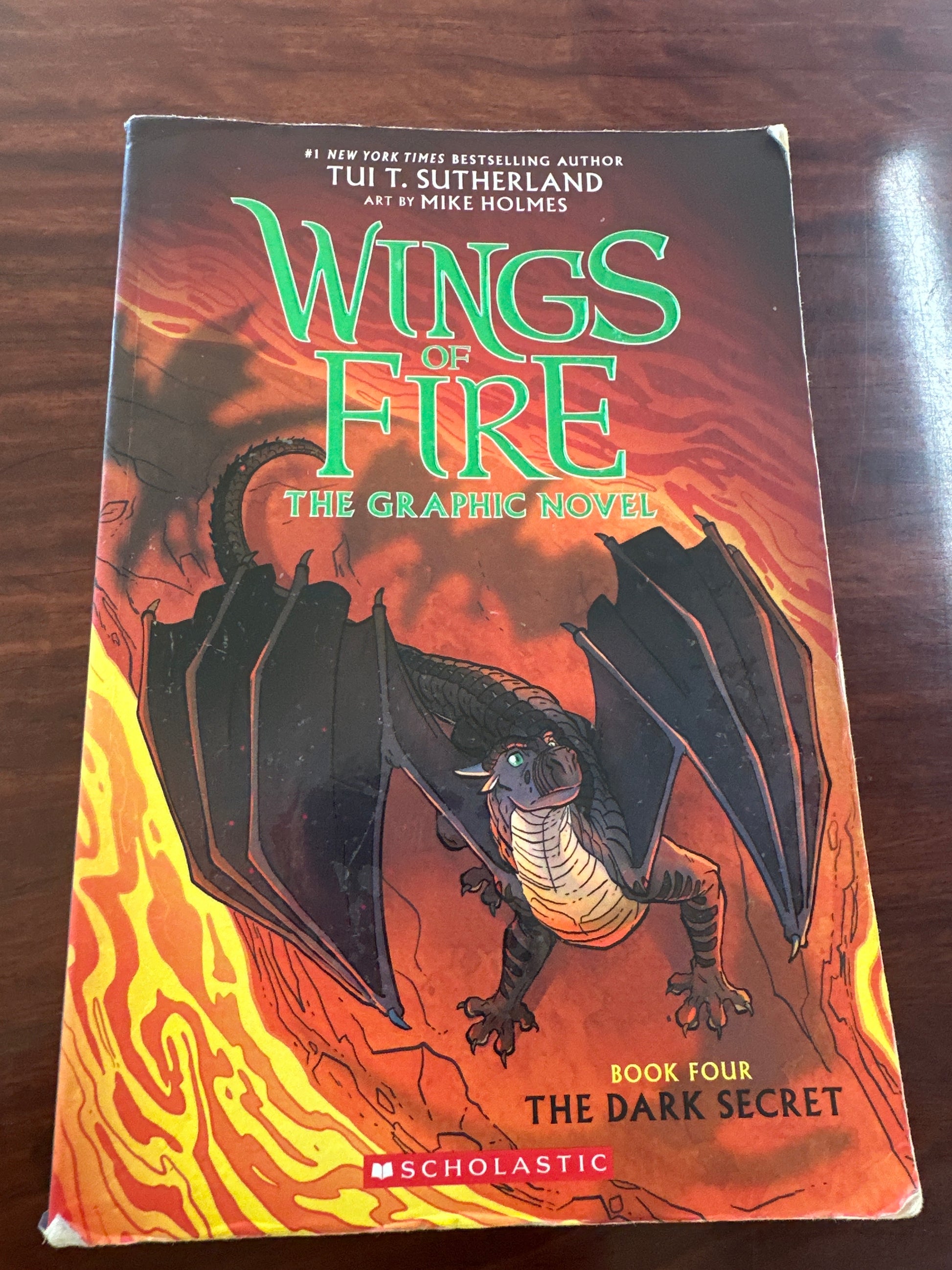 Wings of Fire The Dark Secret: The Graphic Novel front cover